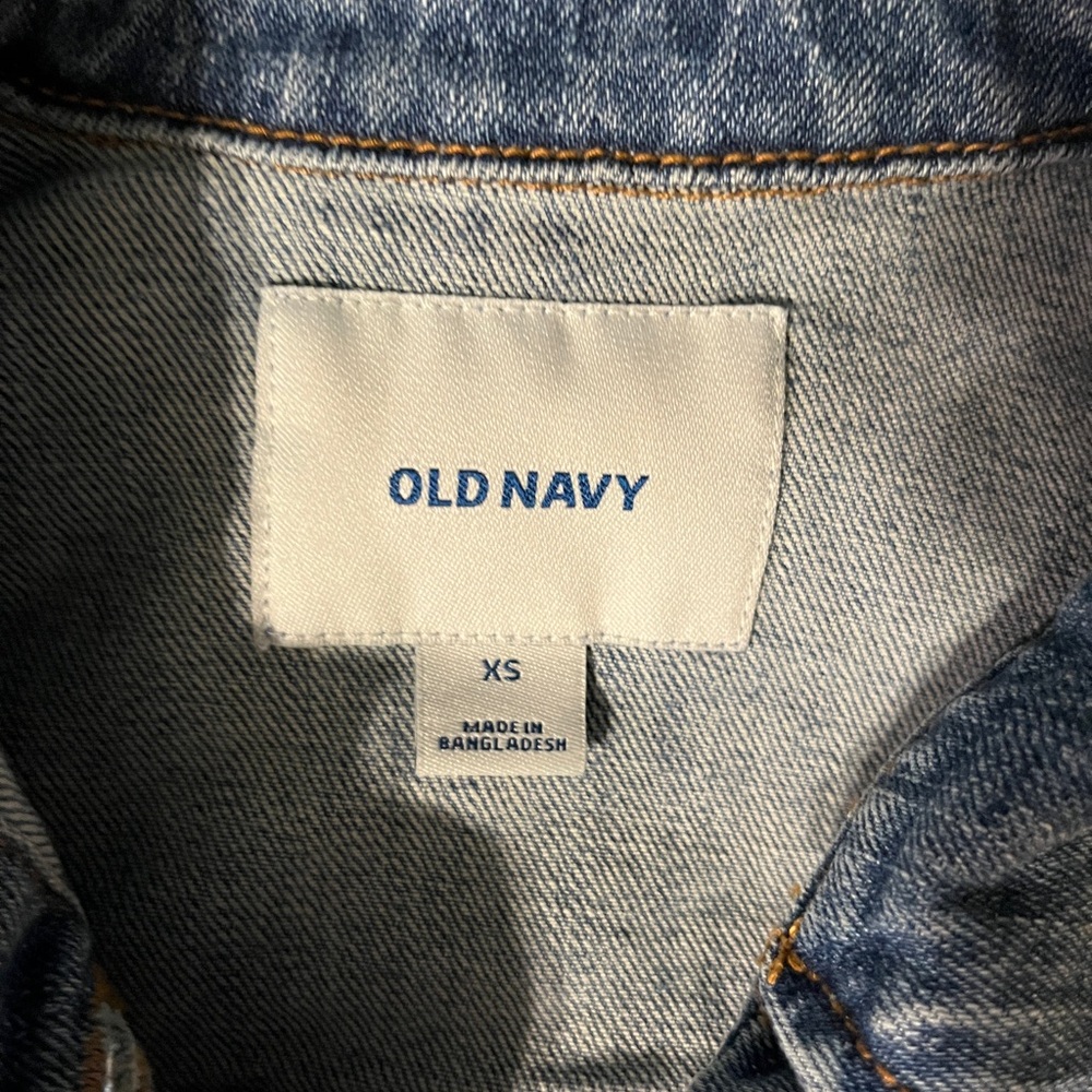 Old Navy Classic Denim Jacket, Size XS - Picture 10 of 16